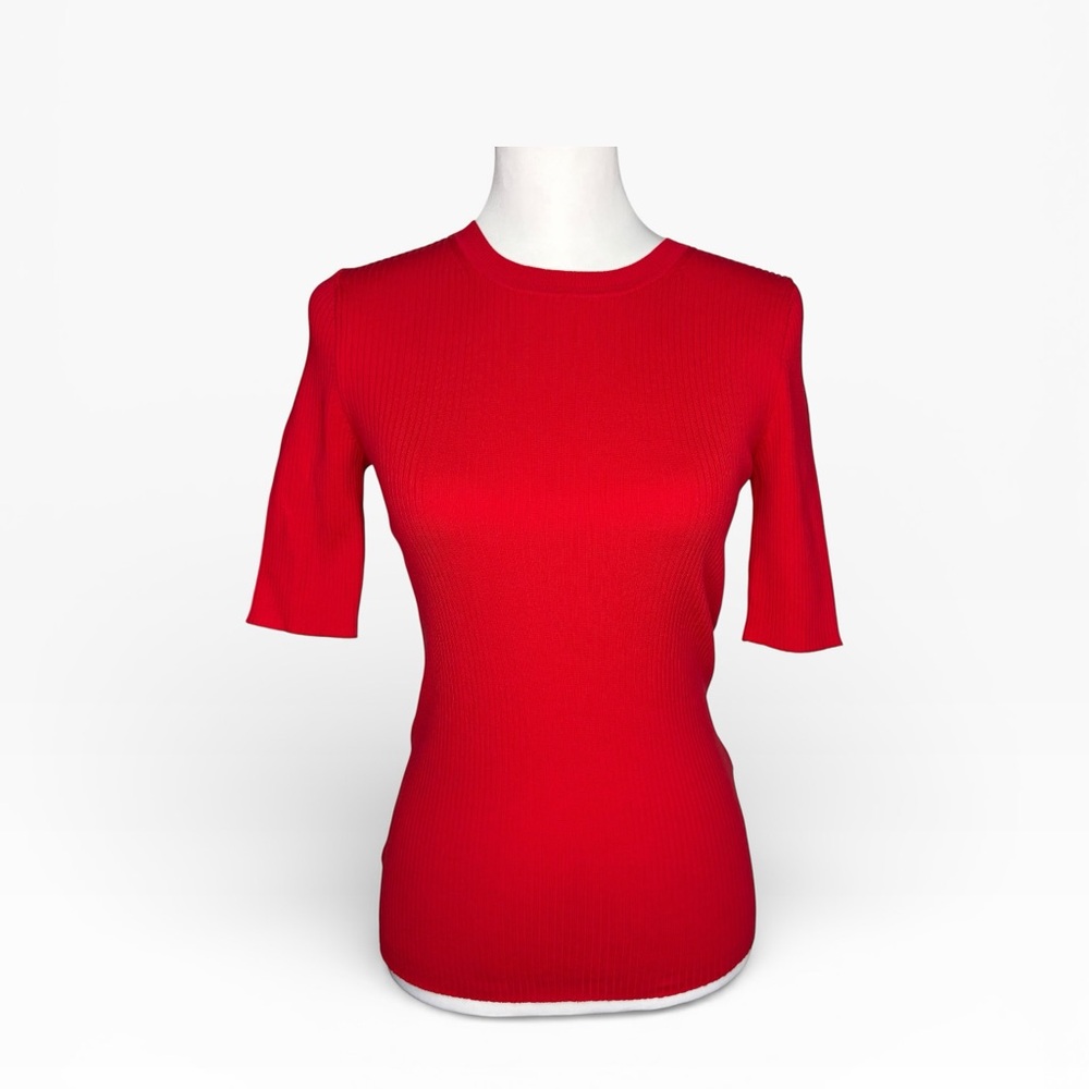 Banana Republic Red Short Sleeve Tee Size XS